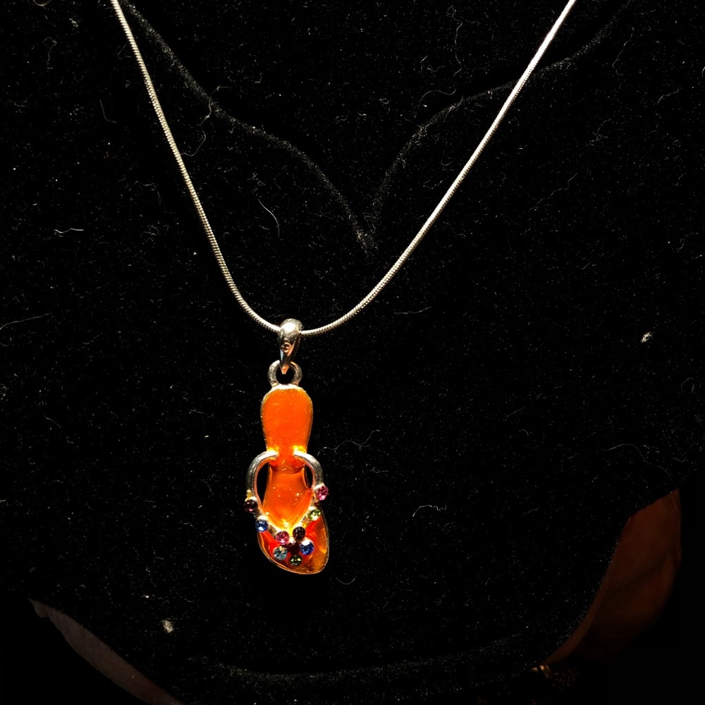 Flip flop necklace